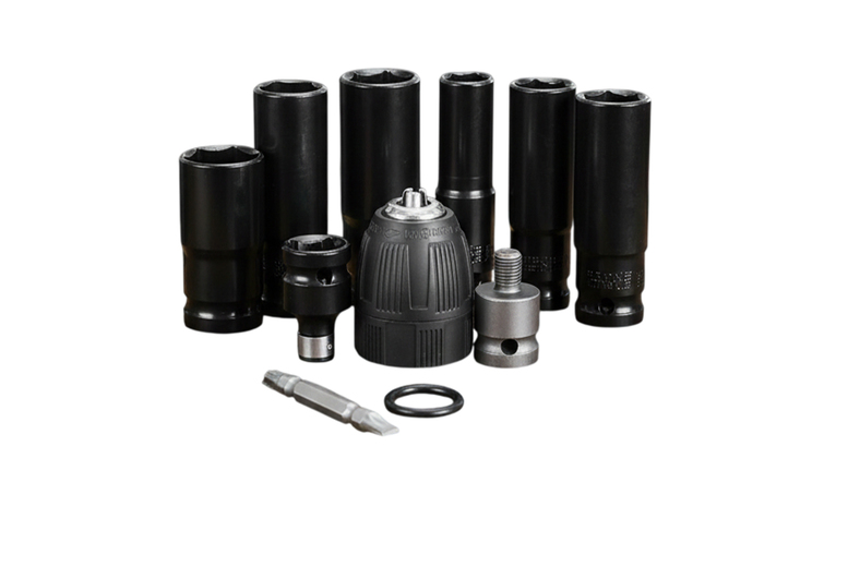 ONEVAN 12Pcs Set Electric Impact Wrench Hexs Socket Adapter Kit | Wowcher