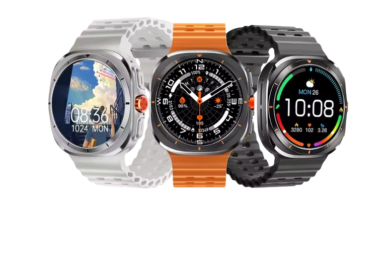 GT7 Galaxy Ultra Smart Watch with HD Display and Health Monitoring | Wowcher