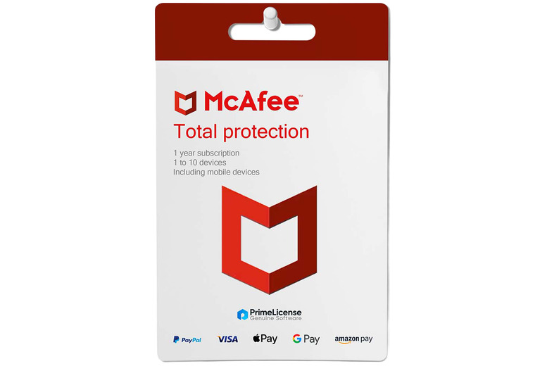 1-Year McAfee Total Protection Antivirus For 1 Device - Windows & Mac | Wowcher