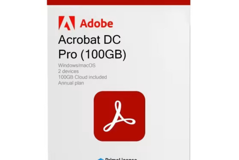 1-Month Adobe Acrobat Pro Subscription with 100GB Cloud Storage | Wowcher