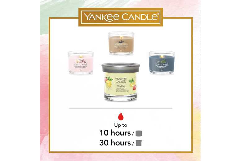 Yankee Candle Gift Set - Scented Glass Candles & Signature Tumbler for Home Decor | Wowcher