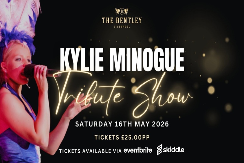 Kylie Minogue Tribute Show and Curry Meal Ticket - The Bentley Liverpool | Wowcher