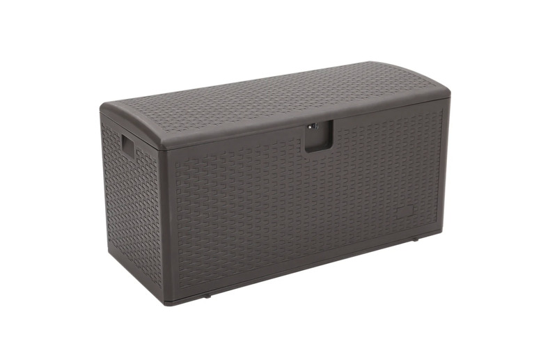 99-Gallon Rattan Outdoor Deck Box | Wowcher