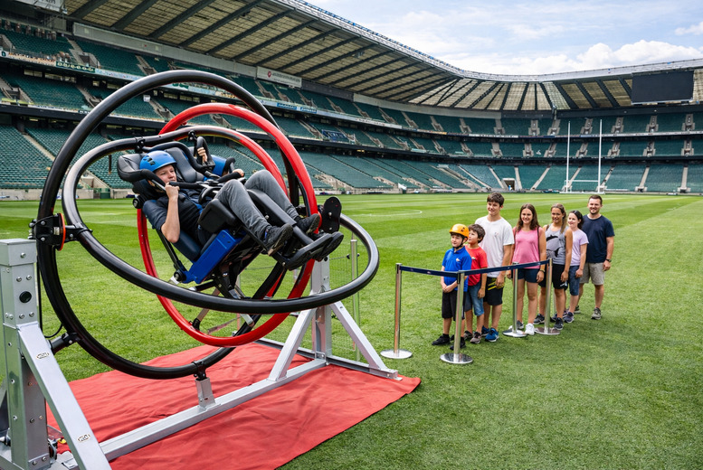 Twickenham Stadium Family Traveller Live Entry Tickets: Kids Play Areas, Stadium Roof Walk, Zipline Across The Pitch, Changing Room Tour & More - 21-22nd March - London | Wowcher