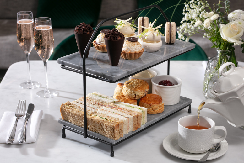 Afternoon Tea for Two with Prosecco Option - Mytton Fold Hotel, Ribble Valley - Mother's Day Gift | Wowcher