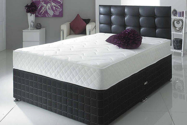Hybrid Memory Fibre Open Coil Sprung Mattress | Wowcher
