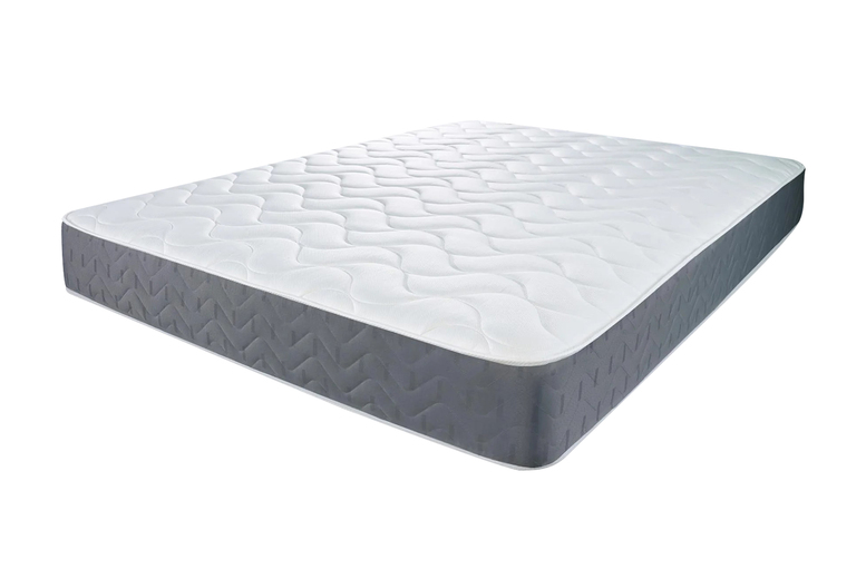 Kid's Grey Border Memory Foam Mattress | Wowcher