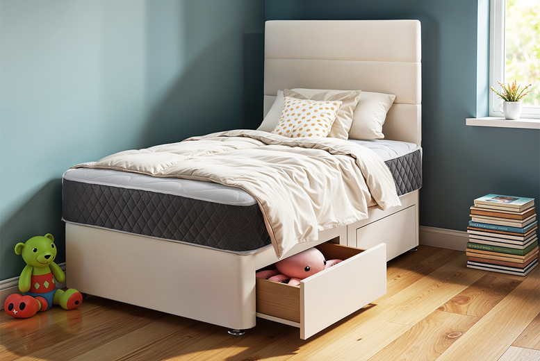 Kids' Divan Bed with Mattress & Storage Options! | Wowcher