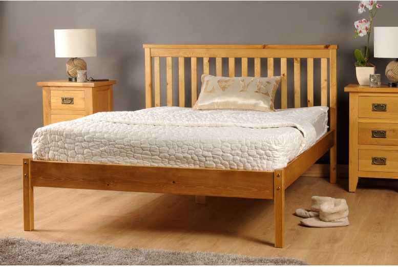 Melody Wooden Bed Frame & Base - Robust, Modern Bed Frame | Wowcher
