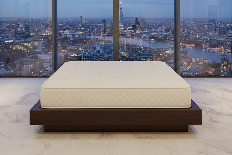 Extra-Thick Comfort Hybrid Support Memory Foam Mattress - 6 Sizes | Wowcher