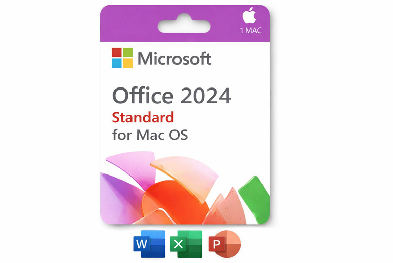 Microsoft Office 2024 for Mac - Lifetime Professional 4‑App Bundle | Wowcher