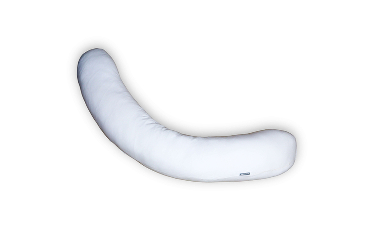 Absolute Home Textiles Ltd. Unisex Grey Absolute Full Body Support Pillow - Hypoallergenic Cotton, Removable Cover, 4 Colour Options | Wowcher