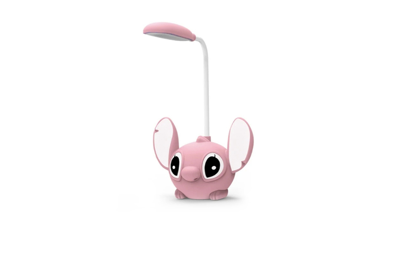 Oberobiz Co., Limited Lilo & Stitch Led Desk Lamp With Pencil Sharpener - Foldable, Energy Efficient, Kids' Table Light | Wowcher