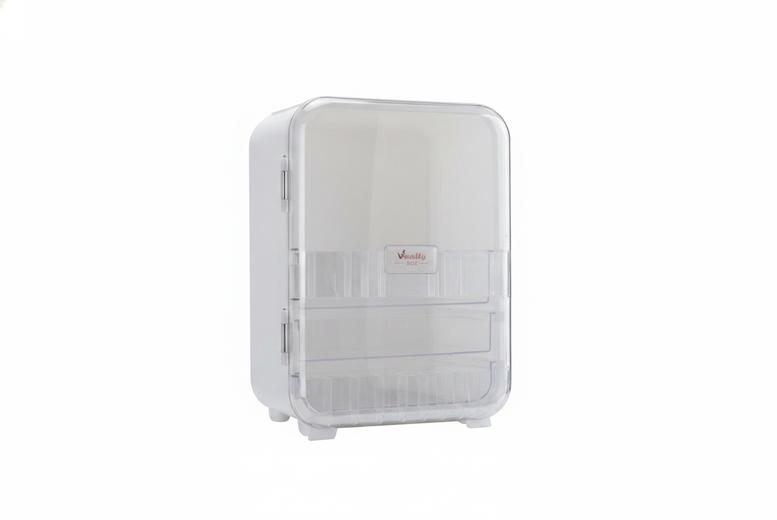 Living & Home Unisex Multi-Compartment Makeup Organiser With Magnetic Door & Drawers | Wowcher