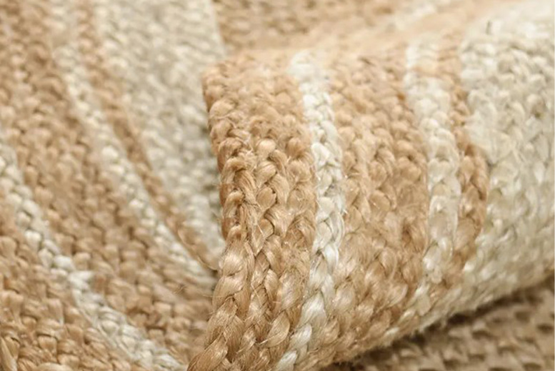 Glaxwood Trading Ltd Jute Natural Fibre Rug! | Wowcher