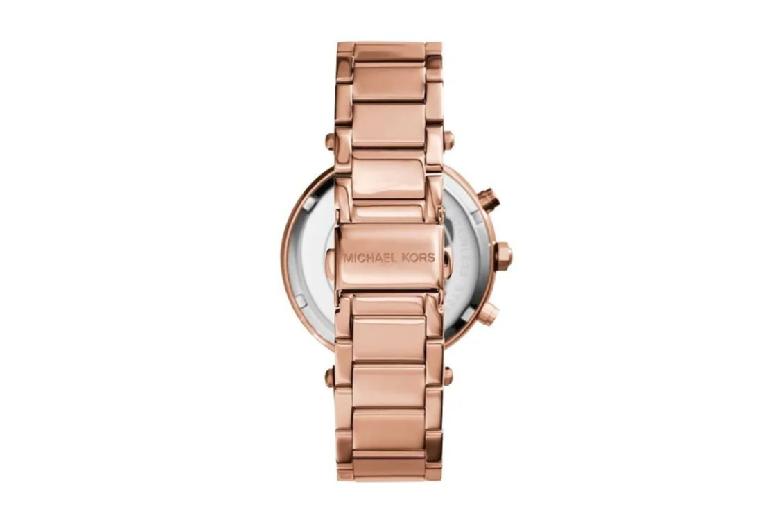 Michael Kors Unisex Silver Ladies Parker Quartz Watch - Stainless Steel, Water-Resistant, Luxury Design | Wowcher