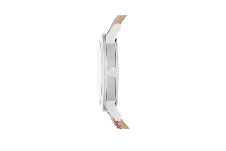 Burberry Unisex Silver City Haymarket Quartz Watch - 38Mm Stainless Steel, Luxury Check Dial | Wowcher