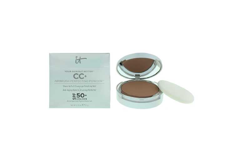 Brightfone Ltd It Cosmetics Airbrush Perfecting Powder Foundation - Long-Lasting, Buildable Powder For A Natural Finish | Wowcher