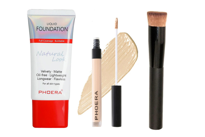 Phoera Silicone & Oil-Free Foundation Set | Wowcher