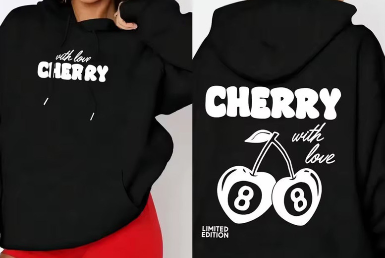 Oberobiz Co., Limited Women's Long-Sleeve Hoodie With Pocket, 3XL-Uk16, Black | Wowcher