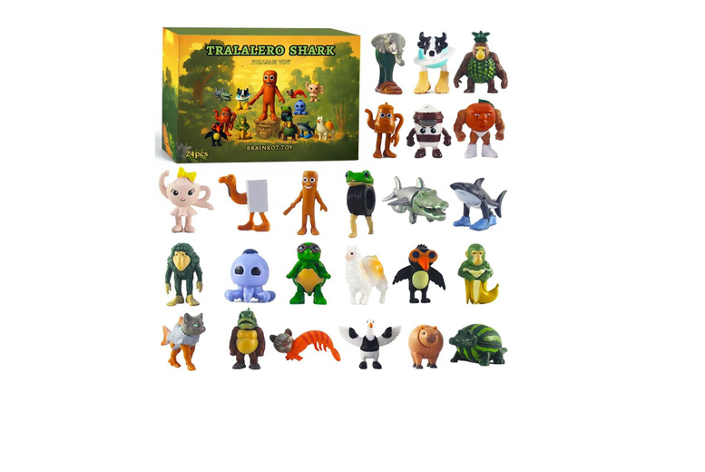Glaxwood Trading Ltd Italian Brainrot Action Figures Advent Calendar - 10 Styles! | Wowcher