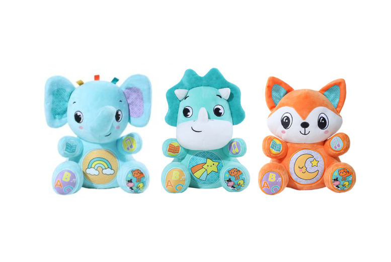 Oberobiz Co., Limited Unisex Kids Early Education Singing And Talking Cute Plush Dinosaur, Elephant Or Fox | Wowcher