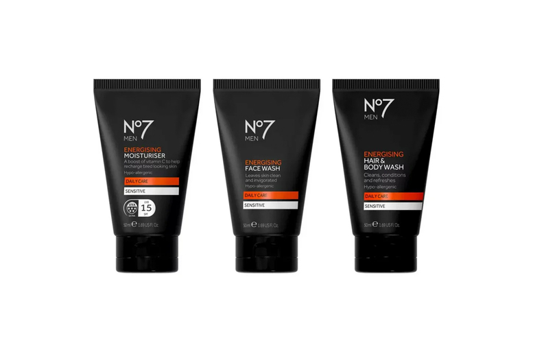 Glory Cosmetics Limited Unisex No7 Mini Energising Trio Set For Men | Wowcher