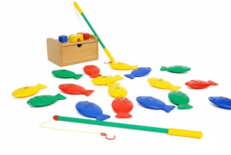 Polydron Uk Limited Unisex Kids Polydron Giant Fishing 1-20: Vibrant Maths Learning Game For Young Children | Wowcher