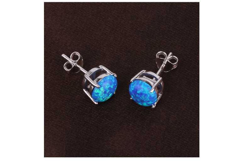 Gamechanger Asso T/A 50 Shade Of Lust Sterling Silver Blue Crystal Stud Earrings - Hypoallergenic Lightweight Studs | Wowcher