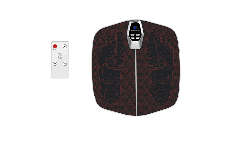 Oberobiz Co., Limited Foldable Ems Foot Massager Mat - Microcurrent Technology, 8 Modes, Portable Design (Coffee) | Wowcher