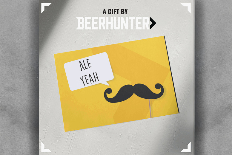 IPA Craft Beer 2 Can Gift Set with Beerhunter Glass from Beerhunter - Luxury Beer Gift Hamper | Wowcher