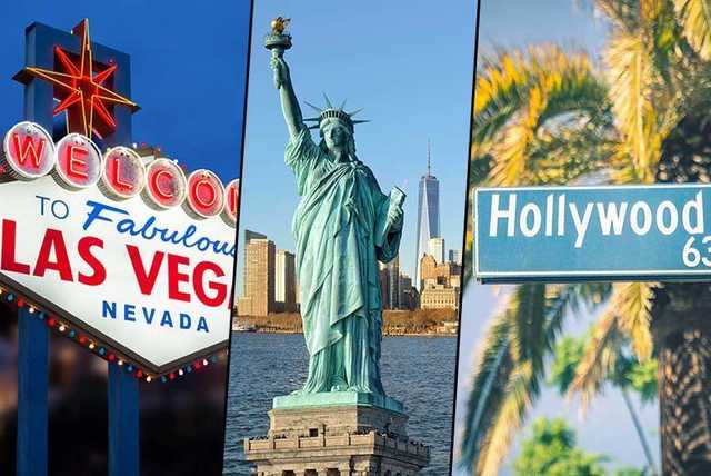 8nt New York, Las Vegas & Los Angeles with Flights