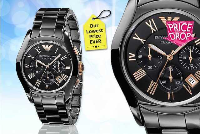 Men’s Emporio Armani AR1410 Ceramic Watch