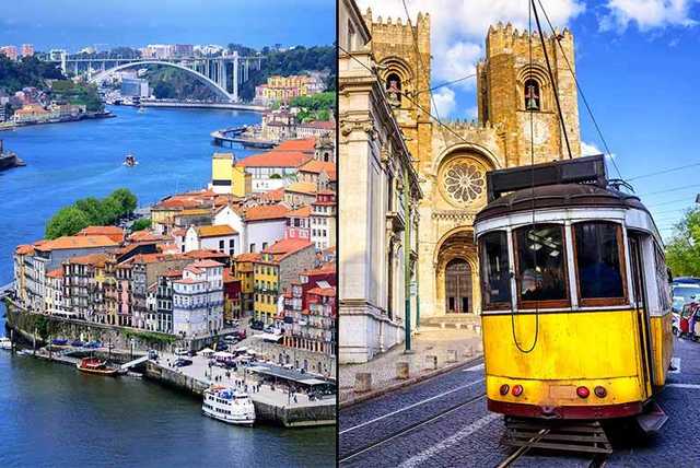 4-6nt Lisbon & Porto with Flights