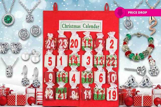 Jewellery Advent Calendar with Gifts made with Crystals from Swarovski®!