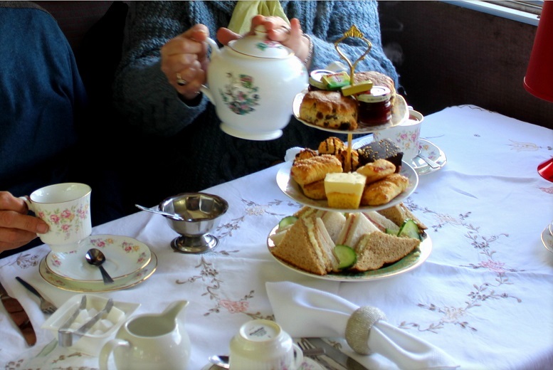 Wowcher Deal Ecclesbourne Valley Railway/£49 for afternoon tea for two people aboard a 1950s Wowcher Deal Ecclesbourne Valley Railway/£49 for afternoon tea for two people aboard a 1950s