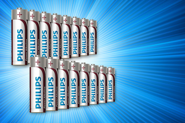 AA Philips Batteries | London
