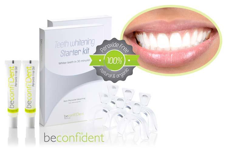 Organic Teeth Whitening Kit - Peroxide Free!