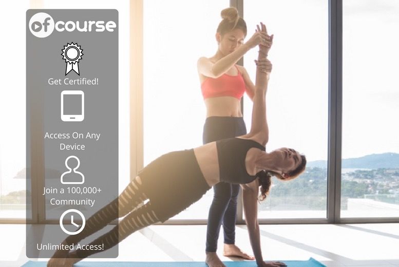 £19 instead of £79 for an online CTAA accredited yoga teacher training from OfCourse – save 76%