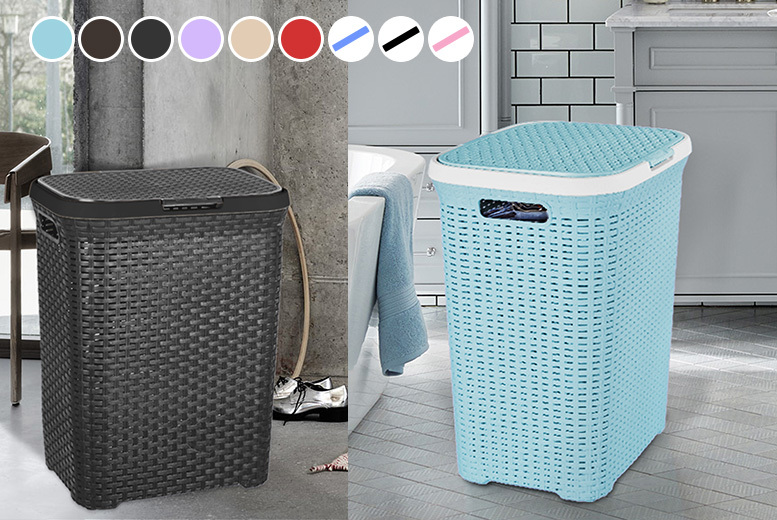 £9.99 instead of £39.99 (from Fusion Online) for a large polyrattan-style laundry basket – save 75%