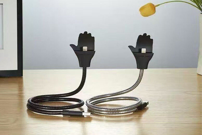 £6.99 instead of £19.99 for a flexible phone holder and USB charger for iPhone or Android from London Exchain Store – save 65%