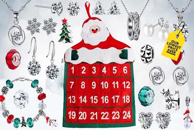 Jewellery Advent Calendar with Gifts made with Crystals from Swarovski®!