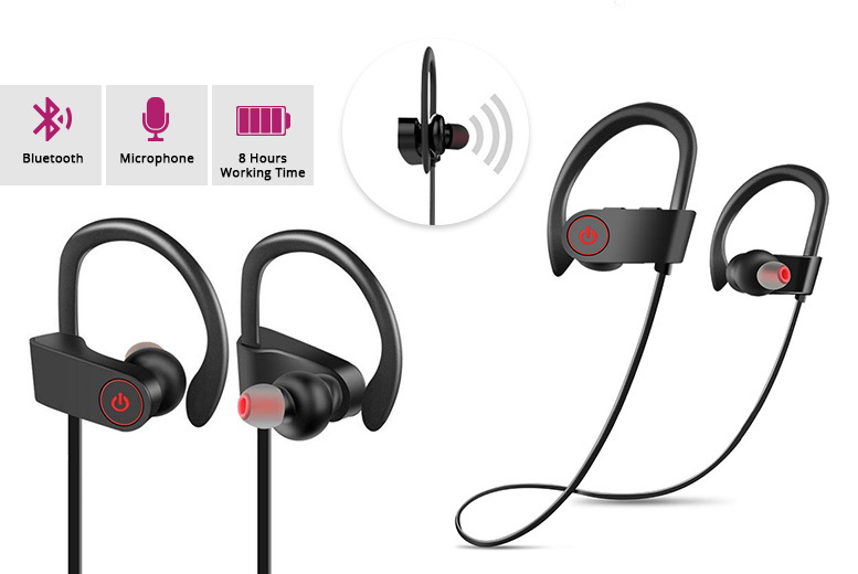 £9.99 instead of £67 (from Charles Oscar) for a pair of noise-cancelling waterproof Bluetooth headphones – save 85%