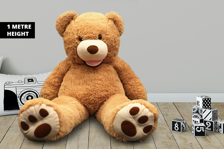 £14.99 instead of £94 (from Charles Oscar) for a giant plush teddy – save 85%