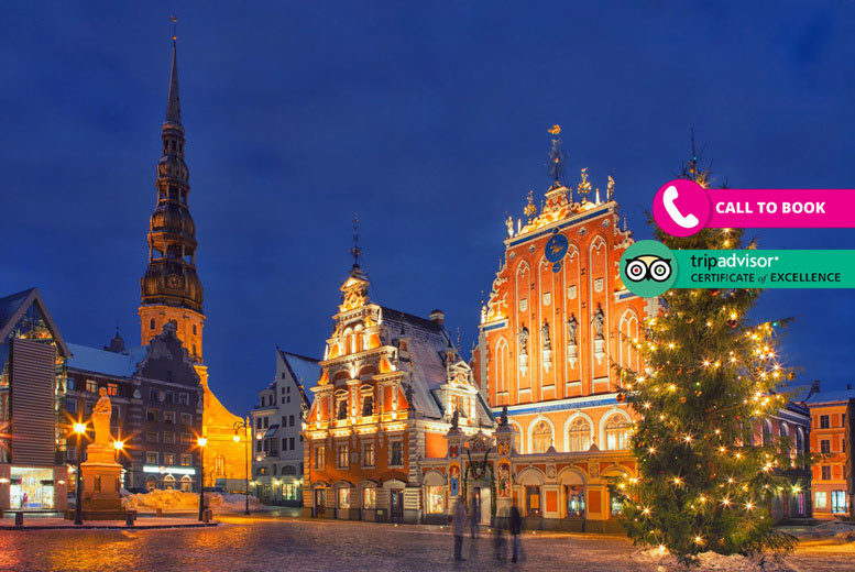 From £119pp (from Blue Sea Holidays) for a two-night Riga Christmas market break with breakfast and flights – save up to 43%