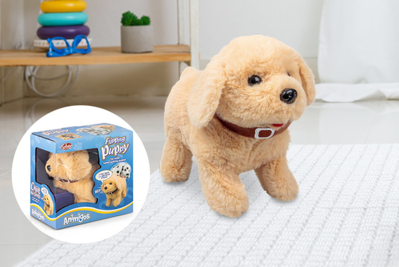 £8.99 instead of £17.96 (from Tobar) for an Animigos flipping puppy toy – save 50%