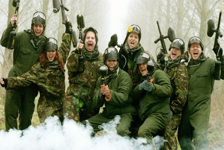 From £5 for paintball for five or 10 players (£9) & light lunch at 100+ locations from Bedlam Paintball – save up to 93%