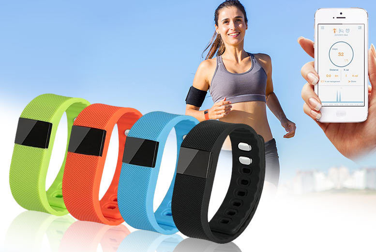 £12 instead of £149.99 for a TW64 smart Bluetooth fitness bracelet – choose from six colours and save 80%