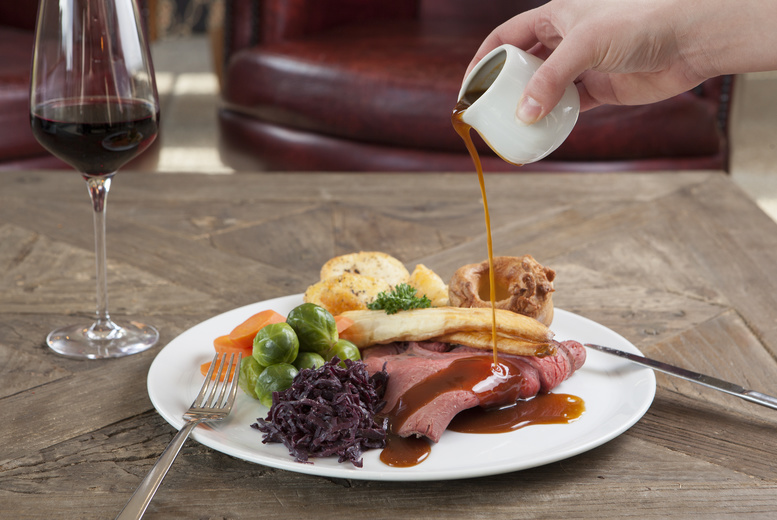 £25 instead of up to £52.40 for a two-course Sunday lunch for two people with a bottle of house wine and tea or coffee, £49 for four people with two bottles at Quay 7 within 4* Copthorne Hotel, Newcastle – save up to 52%